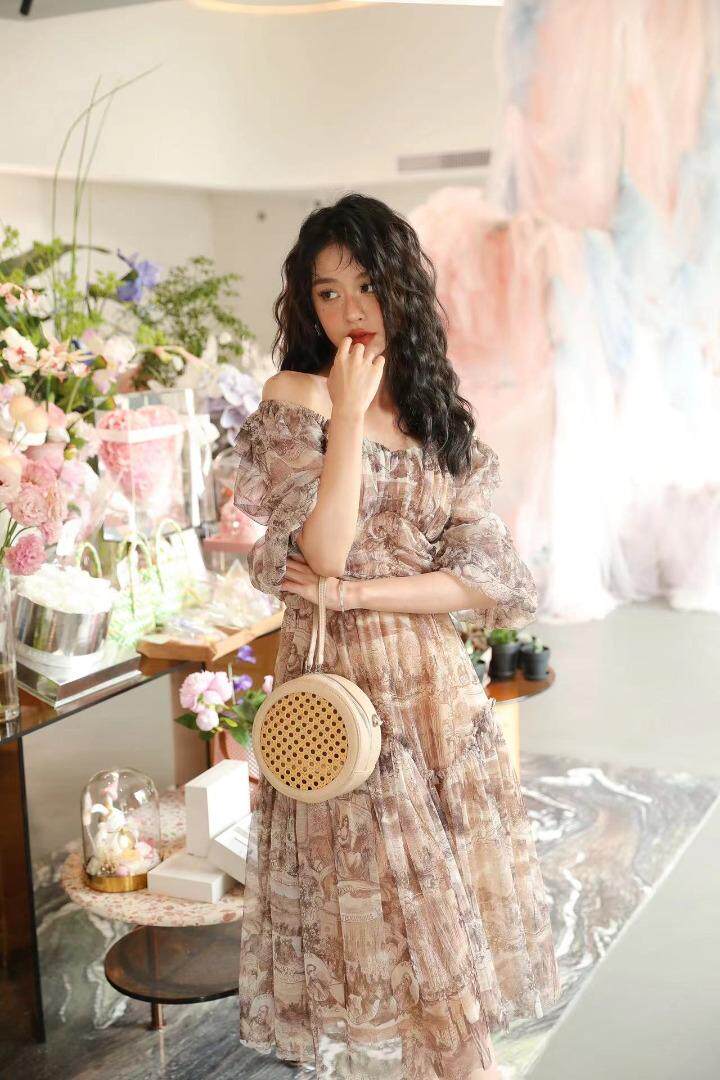 奢牌同款印花…博主范的朦胧氛围感，其它，GN