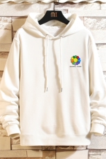 WY2101-P40纯连帽卫衣男大码运动帽衫宽松薄外套砖墙挂拍，男装卫衣，电商A040A