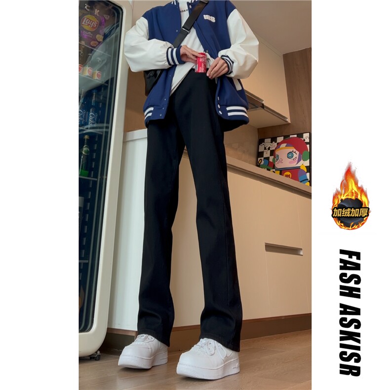 抖音得物品质百搭牛仔裤212-2-DY154-特P60 加绒特P65图片