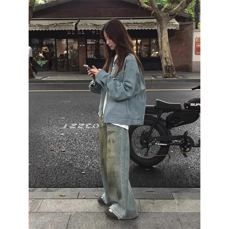 加厚加棉美式复古工装夹克JK096-P100加棉批110,男装夹克,星座313A(原308A-2)