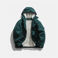 ZM059-P140连帽工装多口袋羊羔毛夹棉棉衣加厚棉服潮牌外套男,男装棉衣,星座1408-1