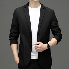 BEA33620钱塘2020-2春秋薄款商务休闲简约中青年男士西服外套P175，男装西服，钱塘207-2
