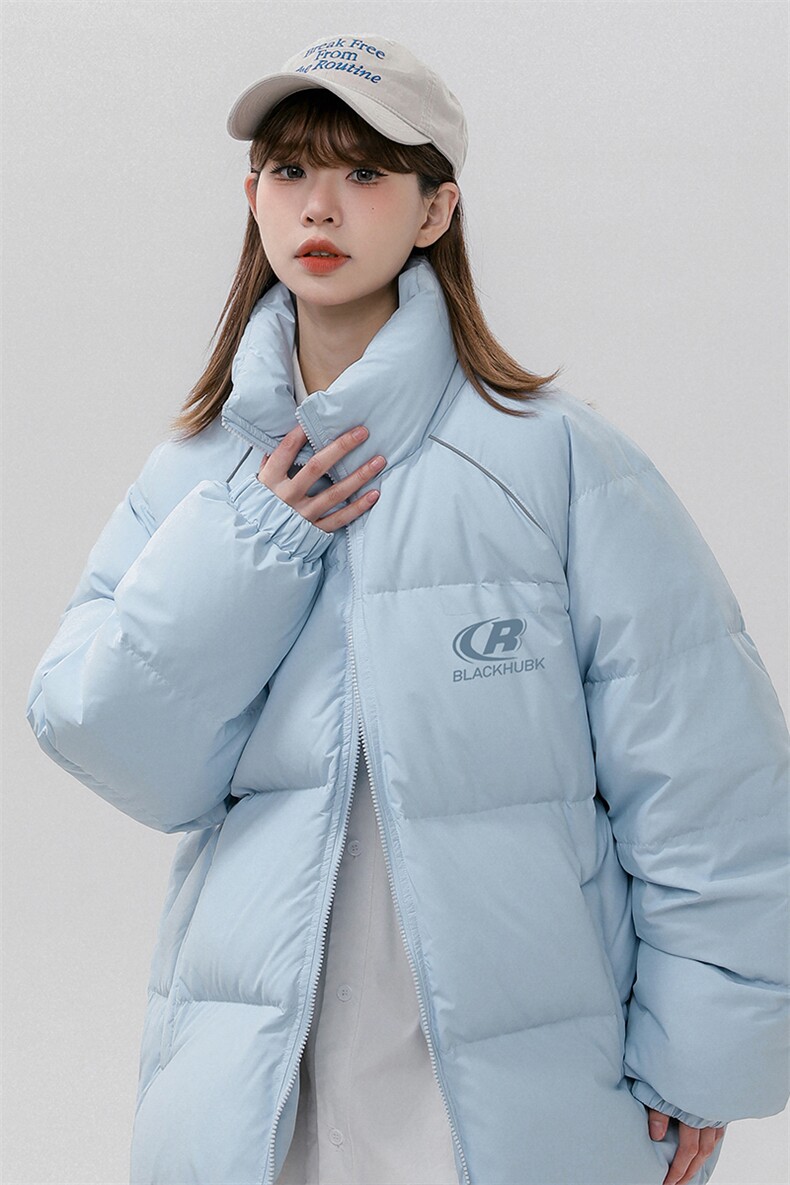 中性风23情侣冬季时尚百搭立领加厚羽绒服外套YR63004P225控298,男装羽绒服,电商A268