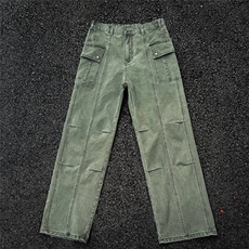 工装裤直筒B342-K9041-P55，男装工装外套，电商B342