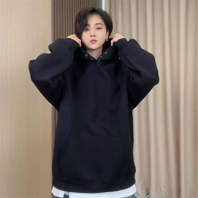 抖音得物品质26春装美式高街曼巴棉古铜两粒扣连帽卫衣外套XS066,女装短外套,电商A486