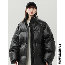 中性风白墙鳄鱼纹钢印设计棉衣男MY77093P120控168抖音控198，男装棉衣，星座227-7