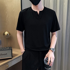 夏打底衫纯色百搭纯色圆领T恤短袖社会小伙A236-82557-特P33，男装T恤，电商A236