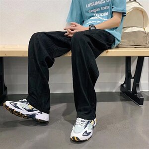 冰丝弹力直筒裤克莱因蓝裤子K2845P30图片