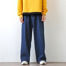 2021秋季新大码男美式直筒拖地裤大裤脚阔腿九分牛仔裤N8021-P50，男装牛仔裤，电商A001
