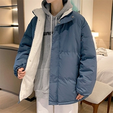 ！2023秋冬新款男士加绒加厚棉服立领百搭棉衣外套MY100特P75，男装棉衣，电商B220
