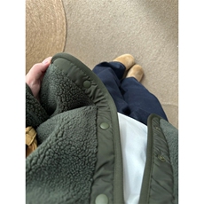 无领摇粒绒外套GS03-P85成分100聚酯纤维，女装短外套，星座1302