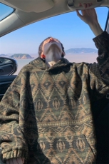 特批P60无差价500g重磅潮流提花连帽大口袋大码毛呢卫衣男W5409，男装卫衣，电商A001-1