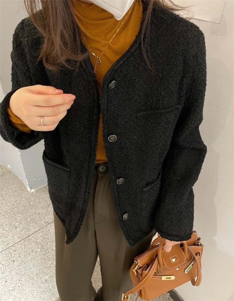 羊毛小香外套，其它，唯品