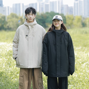 冬季新品保暖连帽棉衣休闲潮流青少年百搭棉服外套MY9083-P100图片