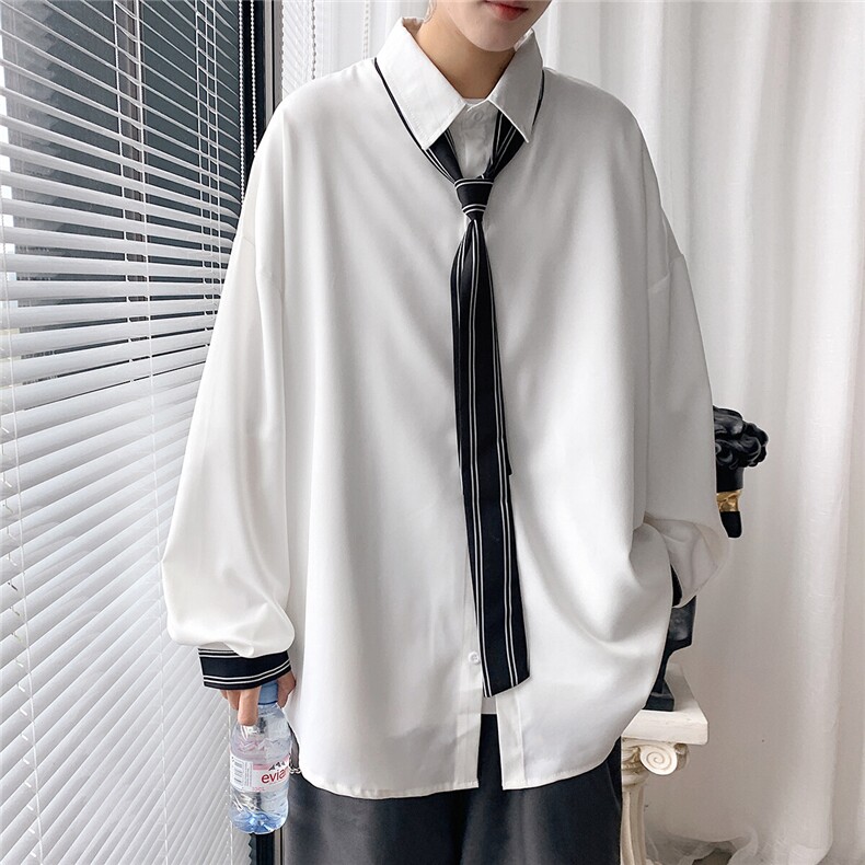 港风休闲情侣大码M-5XL衬衣防晒衣男宽松长袖衬衫7975P45控68，男装防晒衣，星座227-7