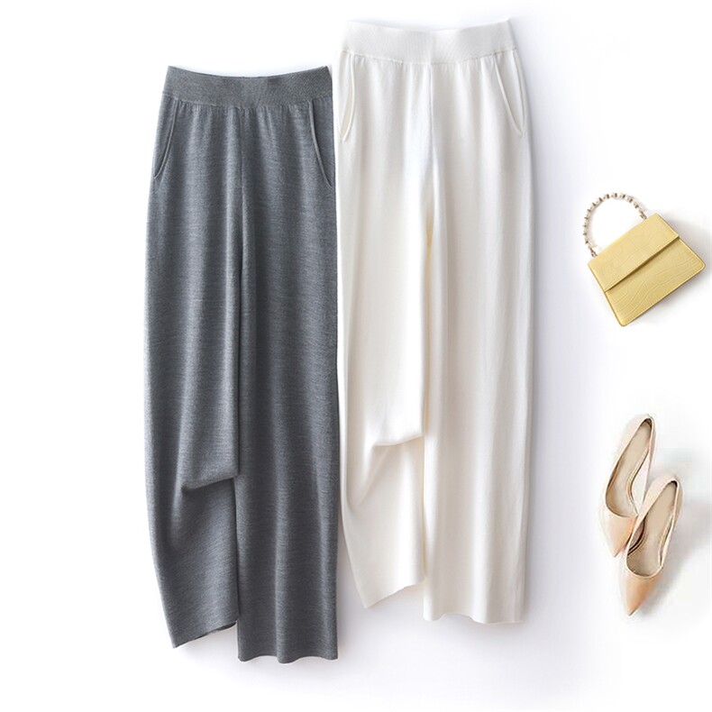 2025年秋季时尚百搭通勤简约休闲四平直筒裤，女装休闲裤，清联羊绒