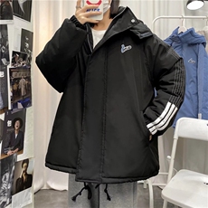 冬装衣连帽潮牌宽松面包服潮休闲帅气保暖袄服W2129-P60，男装棉衣，星座512-4