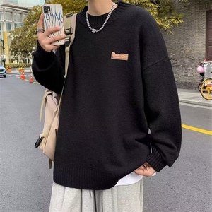 慵懒风百搭简约针织衫线衣SWM607图片