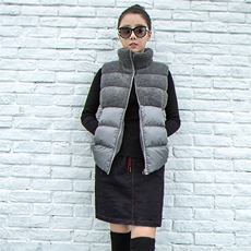 时尚保暖仿羊绒马甲女款冬季新款修身显瘦短款外套，女装马夹，凯瑟曼