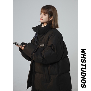 2025美式西海岸刺绣羽绒棉服中性女生保暖日系外套棉衣M876-TP60图片