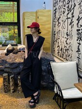 无袖西装连体裤偏质感清凉一夏，女装西装，Alissa Lin