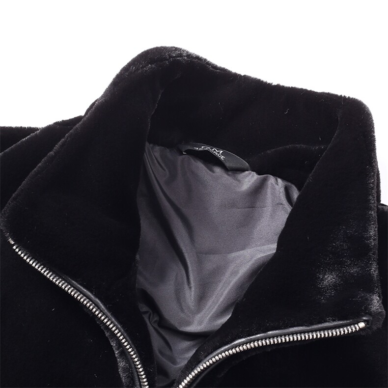 男士2023冬季新款休闲立领外套金貂绒夹克宽松保暖MSNAGM631-P225，男装夹克，电商B212（原钱塘6029）
