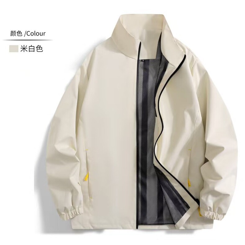 2025秋冬百搭时尚简约秋季新款立领男士夹克，男装夹克，鲁菏羊绒