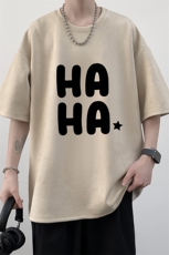 麂皮绒短袖t恤男大码半袖男大皂风JD82346-P25，男装T恤，电商A040