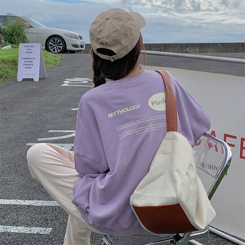 秋新款韩版宽松长袖百搭字母印花卫衣女E647-P40,男装卫衣,星座911-2(原星座613-2）