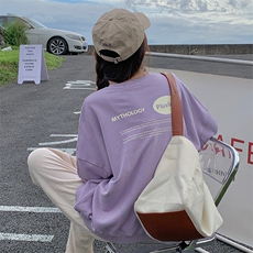 秋新款韩版宽松长袖百搭字母印花卫衣女E647-P40，男装卫衣，星座911-2(原星座613-2）