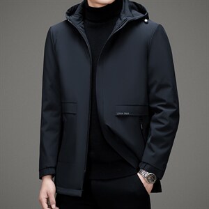 2023冬季新款中青年男士羽绒服90%鸭绒青年保暖外套QS1001-P195图片