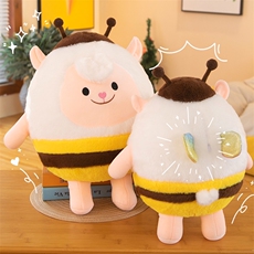 哈哈哈毛绒玩具 蜜蜂羊
