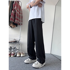 港风大码宽松长裤直筒裤休闲裤西裤A014-DY25019-P40控58，男装西裤，电商A014