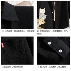 QC58164-P45亚七分袖衬衫男大码五分袖衬衣男短袖，男装衬衫，电商A040A