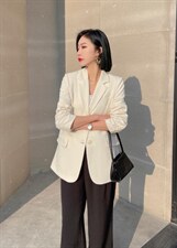 【现货】春装新款纯色休闲时尚西装，女装西装，名怡