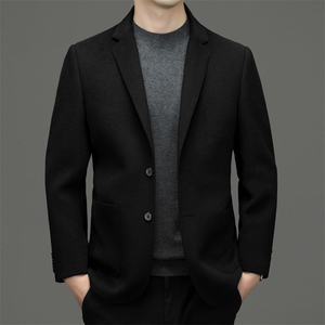 BEN06钱塘2020-2中年男士冬季厚款商务休闲羊毛商务百搭西服P230图片