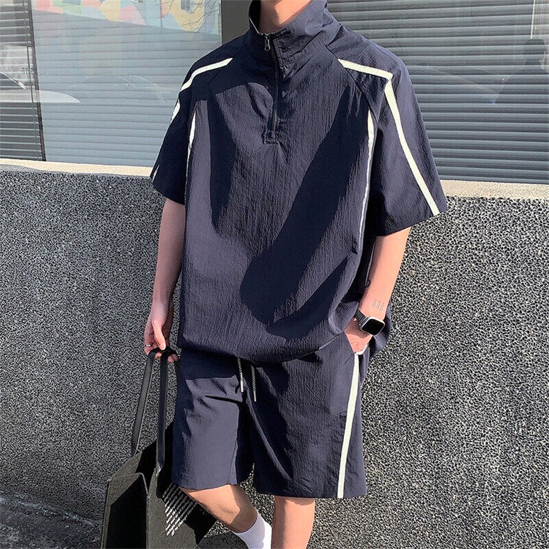 新款休闲短袖短裤套装,男装休闲套装,星座1206-1（原A206-1）