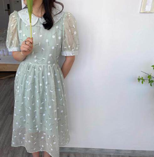 2085天丝蒲公英连衣裙，女装连衣裙，Mu Mu