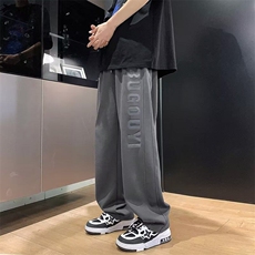 钢印休闲裤日系春季流行长裤卫裤时尚潮牌长裤3039-310B-1-P45，男装休闲裤，星座310B-1