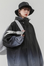 中性风山系防水冲锋衣渐变色夹克女聚酯纤维JK77088P85控128，男装夹克，星座226-1