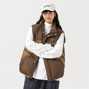 2026冬季新款男日系潮牌立领白鸭绒羽绒服马甲加厚外套YR26-F199图片