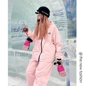 冬款防风防水滑雪服中性保暖加绒大码防风袖情侣款外套M34-P140图片
