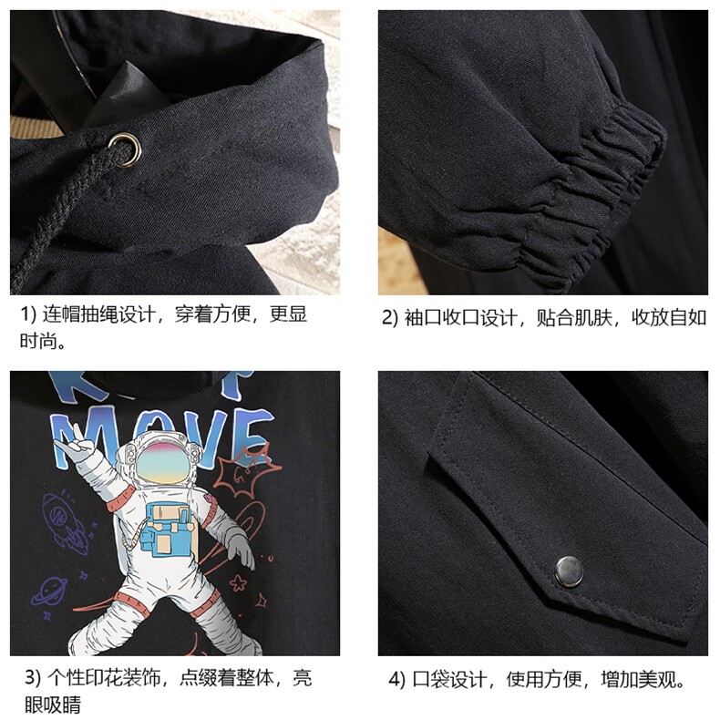 JK41175-P85加棉款-P115纯棉连帽夹克男士大码工装夹克男砖墙,男装夹克,电商A040A