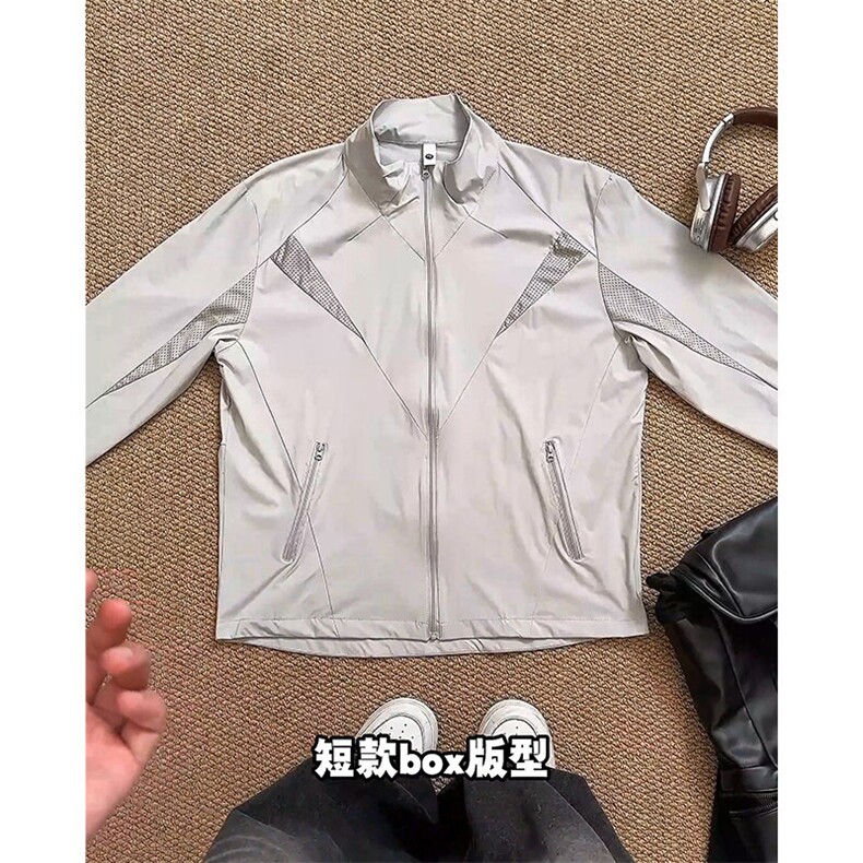 【现货 】骑行防晒衣 5X3027-TP55不  网布拼接防晒服图片
