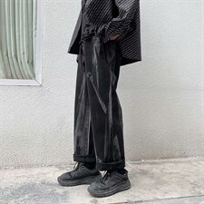 扎染牛仔裤男春季高街ins潮裤子港风宽松直筒休闲阔腿裤NK80-P43，男装牛仔裤，星座1008
