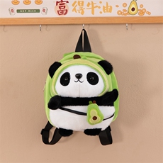 绒发网供 熊猫包