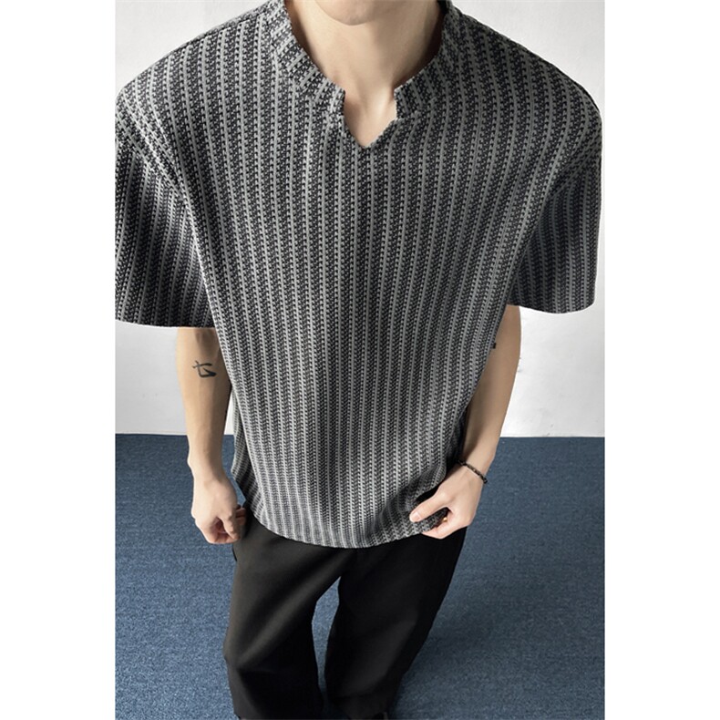 HT25864改短港风内景大码简约V领短袖T恤M-5XHT26171-特P14，男装T恤，电商A022