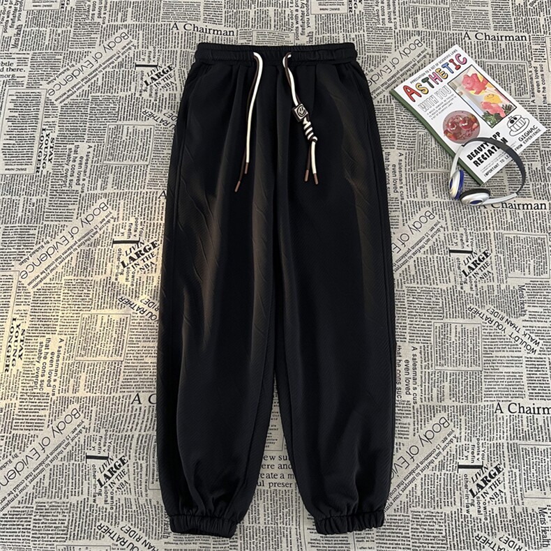 早秋新款肌理感贴标束脚裤A316-1-k1194p50控68,男装休闲裤,星座906（原电商a316-1）