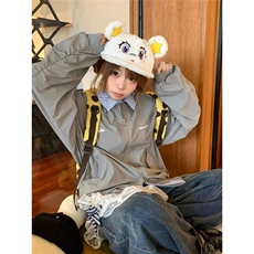 【有货】DB991-特批65新品假两件外套男春秋绣花学院风高级感夹克，男装夹克，星座603-2
