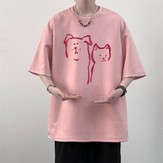 麂皮绒短袖t恤男大码半袖男大皂风JD82378-P25，男装T恤，电商A040
